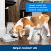 imagePetSafe Analog 2 Meal Programmable Pet Feeder Automatic Dog and Cat Feeder  Dry or SemiMoist Pet Food Dispenser Slow Feed Portion Control 3 Cup16 Ounce Total Capacity TamperResistant Design