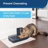 imagePetSafe Digital 2 Meal Programmable Pet Feeder Automatic Dog and Cat Feeder  Dry or SemiMoist Pet Food Dispenser Slow Feed Portion Control 3 Cup16 Ounce TamperResistant Dishwasher Safe