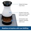 imagePetSafe Healthy Pet Food Station  Small 2 lb Kibble Capacity  Gravity Pet Feeder Dry Food Dispenser  Automatic Cat Feeder or Small Dog Feeder  Removable Stainless Steel Bowl IncludedFeeder