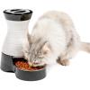 imagePetSafe Healthy Pet Food Station  Small 2 lb Kibble Capacity  Gravity Pet Feeder Dry Food Dispenser  Automatic Cat Feeder or Small Dog Feeder  Removable Stainless Steel Bowl IncludedFeeder
