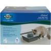imagePetSafe Drinkwell Ceramic Pet Water Fountain  Quiet Automatic 70oz Dispenser for Cats ampamp Dogs with Filters  Dishwasher Safe Square DesignSeascape