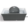 imagePetSafe Drinkwell Ceramic Pet Water Fountain  Quiet Automatic 70oz Dispenser for Cats ampamp Dogs with Filters  Dishwasher Safe Square DesignSeascape