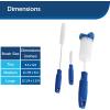 imagePetSafe Drinkwell Pet Fountain Cleaning Kit 3 Brushes Works with All PetSafe Cat and Dog Water Dispensers Convenient and Easy to Use Durable RustResistant MaterialCleaning Kit