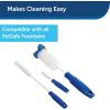 imagePetSafe Drinkwell Pet Fountain Cleaning Kit 3 Brushes Works with All PetSafe Cat and Dog Water Dispensers Convenient and Easy to Use Durable RustResistant MaterialCleaning Kit