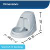imagePetSafe Drinkwell Platinum Cat Water Fountain 168 oz5L  Pet Fountain for All Pet Sizes Indoor Use Encourages More Drinking Includes Replaceable Carbon Filter GreyPlatinum