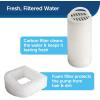 imagePetSafe Drinkwell Stainless Steel 360 Multiple Pet Fountain  Scratch and Rust Resistant Automatic Water Dispenser for Cats or Dogs  Adjustable Flow Control  128 Ounce 38 Liter  Filters Included360 Stainless
