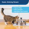 imagePetSafe Drinkwell Stainless Steel 360 Multiple Pet Fountain  Scratch and Rust Resistant Automatic Water Dispenser for Cats or Dogs  Adjustable Flow Control  128 Ounce 38 Liter  Filters Included360 Stainless