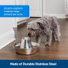 imagePetSafe Drinkwell Stainless Steel 360 Multiple Pet Fountain  Scratch and Rust Resistant Automatic Water Dispenser for Cats or Dogs  Adjustable Flow Control  128 Ounce 38 Liter  Filters IncludedSeaside Stainless