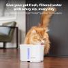 imagePetSafe IonX Cat and Dog Fountain Filters 4Pack Dual Filtration for Cleaner and Fresher Water Replacement Water Fountain Filter for PetSafe Outlast Pumpless Pet and Viva Pet Water Fountains
