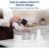 imagePetSafe IonX Cat and Dog Fountain Filters 4Pack Dual Filtration for Cleaner and Fresher Water Replacement Water Fountain Filter for PetSafe Outlast Pumpless Pet and Viva Pet Water Fountains