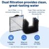 imagePetSafe Viva Pet Fountain for Cats and Dogs  41L140 oz Indoor Cat Water Fountain with Ultra Quiet Pump Dishwasher Safe Easy to Clean Water Filters Included64 oz stainlesssteel