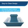 imagePetSafe Drinkwell Pagoda Pet Water Fountain 70 oz21 L Ceramic Cat Water Fountain Dog Water Fountain Made of Premium ScratchResistant Material Automatic Indoor Fountain Blue