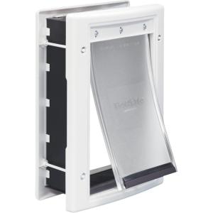 imagePetSafe Never Rust Plastic Doggie Door for Install in Interior and Exterior Doors or Walls Paintable Easy Install Closing Panel Included for Pets Up to 40 lb MediumSmall