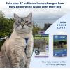 imagePetSafe Come with Me Kitty Harness and Bungee Leash Large LilacRoyal Blue