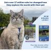 imagePetSafe Come with Me Kitty Harness and Bungee Leash Large LilacRoyal Blue