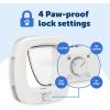 imagePetSafe ExteriorInterior Cat Door  Big Cat 4Way Locking Pet Door Flap for Large Cats  Tinted Privacy Door  Weatherproof Durable Door Frame  DIY Easy Install with Hardware Kit IncludedBig Cat Door 20