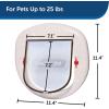 imagePetSafe ExteriorInterior Cat Door  Big Cat 4Way Locking Pet Door Flap for Large Cats  Tinted Privacy Door  Weatherproof Durable Door Frame  DIY Easy Install with Hardware Kit IncludedBig Cat Door