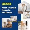 imagePetSafe ExteriorInterior Cat Door  Big Cat 4Way Locking Pet Door Flap for Large Cats  Tinted Privacy Door  Weatherproof Durable Door Frame  DIY Easy Install with Hardware Kit IncludedBig Cat Door 20