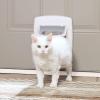 imagePetSafe ExteriorInterior Cat Door 4Way Locking Pet Door Flap  Tinted Privacy Door for Outdoor or Indoor Use  Weatherproof Durable Door Frame  DIY Easy Install with Hardware Kit IncludedRegular Cat Door