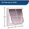 imagePetSafe Interior Cat Door 2Way Locking Indoor Pet Door Flap  Tinted Privacy Door for Cat Litter Box or Pet Feeder BuiltIn Door Lock Durable Door Frame DIY Easy Install Hardware Kit Included4Way Lock
