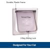 imagePetSafe Interior Cat Door 2Way Locking Indoor Pet Door Flap  Tinted Privacy Door for Cat Litter Box or Pet Feeder BuiltIn Door Lock Durable Door Frame DIY Easy Install Hardware Kit Included2Way Lock