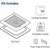 imagePetSafe Interior Cat Door 2Way Locking Indoor Pet Door Flap  Tinted Privacy Door for Cat Litter Box or Pet Feeder BuiltIn Door Lock Durable Door Frame DIY Easy Install Hardware Kit Included2Way Lock