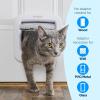 imagePetSafe Microchip Cat Door Exterior or Interior Pet Door  MultiUser RFID Access Up to 40 Pets 4Way Locking Weatherproof DIY Easy Install Hardware Kit Privacy for Cat Litter Box or Pet Feeder
