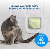 imagePetSafe Microchip Cat Door Exterior or Interior Pet Door  MultiUser RFID Access Up to 40 Pets 4Way Locking Weatherproof DIY Easy Install Hardware Kit Privacy for Cat Litter Box or Pet Feeder