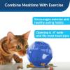 imagePetSafe Slimcat Feeder Ball  Interactive Game for Your Cat  Fill with Food and Treats  GreenBlue