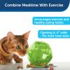 imagePetSafe Slimcat Feeder Ball  Interactive Game for Your Cat  Fill with Food and Treats  GreenGreen