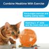 imagePetSafe Slimcat Feeder Ball  Interactive Game for Your Cat  Fill with Food and Treats  GreenOrange