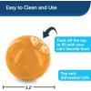 imagePetSafe Slimcat Feeder Ball  Interactive Game for Your Cat  Fill with Food and Treats  GreenOrange