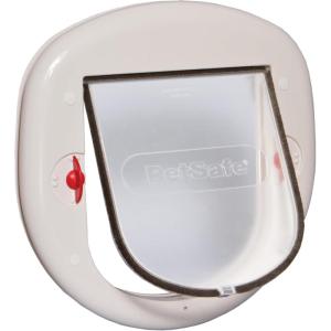 imagePetSafe ExteriorInterior Cat Door  Big Cat 4Way Locking Pet Door Flap for Large Cats  Tinted Privacy Door  Weatherproof Durable Door Frame  DIY Easy Install with Hardware Kit IncludedBig Cat Door