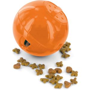 imagePetSafe Slimcat Feeder Ball  Interactive Game for Your Cat  Fill with Food and Treats  GreenOrange
