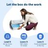 imagePetSafe Scoop Crystal Pro Automatic Self Cleaning Cat Litter Box 276x191x16 Comes with 1 Disposable Litter Tray Grey