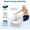 imagePetSafe ScoopFree Clumping Automatic Litter Box for Clumping Litter Self Cleaning Cat Litter Box for Single or Multiple Cats Effective Odor Control Easy MaintenanceGray