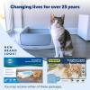 imagePetSafe ScoopFree Crystal Cat Litter ampamp Refill Tray Fragrance Free 43 Lb Bag with Each Tray Pack of 61Pack