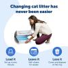 imagePetSafe ScoopFree Crystal Cat Litter ampamp Refill Tray Fragrance Free 43 Lb Bag with Each Tray Pack of 63Pack