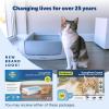 imagePetSafe ScoopFree Crystal Cat Litter ampamp Refill Tray Fragrance Free 43 Lb Bag with Each Tray Pack of 63Pack