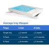 imagePetSafe ScoopFree Crystal Cat Litter ampamp Refill Tray Fragrance Free 43 Lb Bag with Each Tray Pack of 66Pack