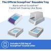 imagePetSafe ScoopFree Odor Control Crystal Cat Litter Fresh Scent 43 Lb Bag Pack of 2Reusable Tray