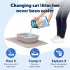 imagePetSafe ScoopFree Odor Control Crystal Cat Litter Lavender Scent 8 Lb BagPremium Blue