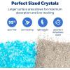imagePetSafe ScoopFree Odor Control Crystal Cat Litter Lavender Scent 8 Lb BagPremium Blue