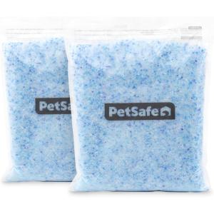 imagePetSafe ScoopFree Odor Control Crystal Cat Litter Fresh Scent 43 Lb Bag Pack of 2Original Blue