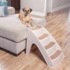 imagePetSafe CozyUp Dog Stairs  4 Step Design Pet Stairs  Dog Steps for High Beds Sofa  Pet Steps Safety Features Include Siderails NonSlip Pads Durable Lightweight Support up to 70 lbs Tan