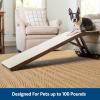 imagePetSafe CozyUp Wooden Couch Ramp for Cats ampamp Dogs FurnitureGrade with HighTraction Carpet Surface EspressoEspresso