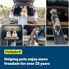 imagePetSafe Happy Ride Side Door Dog Stairs for Cars ampamp SUVs Foldable Back Seat Dog Steps with 3 Heights