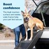 imagePetSafe Happy Ride Side Door Dog Stairs for Cars ampamp SUVs Foldable Back Seat Dog Steps with 3 Heights