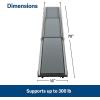 imagePetSafe Happy Ride Telescoping Dog Ramp Portable Pet Ramp for Cars Trucks ampamp SUVs with Adjustable SizingCompact