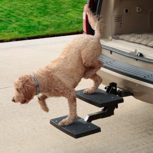 imagePetSafe Happy Ride PupSTEP HitchStep Dog Stairs Folding Steps for Truck ampamp SUV Hitches for Medium to Large Dogs